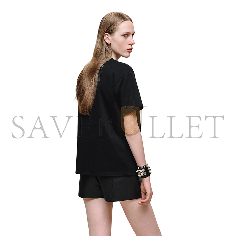 HERMES T-SHIRT WITH MAXI PRINT H6E4620DC0234